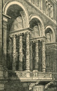 Központi mélyedés a fő négyszögben, 1860-as évek, 1881.