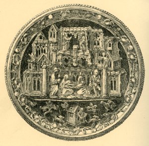 Ezüst aranyozott morze, 15. század közepe, 1881.