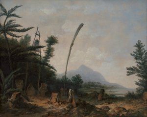 Temető a déli tengerekben alkotó: John Webber