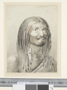 F.21 A Man of Nootka Sound, 1773-84 körül (akvarell) alkotó: John Webber
