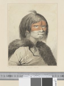 F.27 Vilmos herceg hangjának nője, 1773-84 (akvarell) alkotó: John Webber