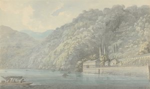 Plinius villája, Canarizi márki tulajdonában, Como közelében alkotó: John Webber