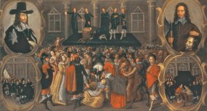 I. Károly király 1649-es kivégzésének szemtanúja (olaj, vászon) (a részletekért lásd: 617397) alkotó: John Weesop