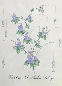 Forgot-me-Net, Horgászok szégyenfoltja, illusztráció: John Weir „The Bogus Book of Botany”