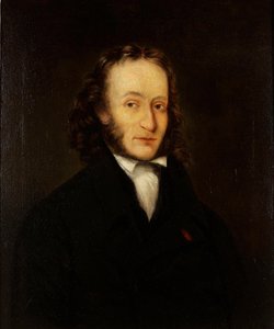 Niccolò Paganini portréja 1782-1840, 1836 alkotó: John Whittle