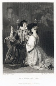 A szolga esküje az azonos című történetre utal. alkotó: John William (after) Wright
