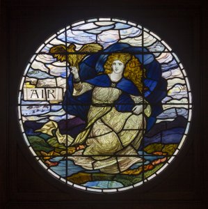 Biddulph Grange, James Powell & Sons, John William Brown (1842-1928), Air, 1903, szecesszió alkotó: John William Brown