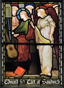 Szent Cecília ének, Lady Chapel Window, 1885 körül (festett üveg)