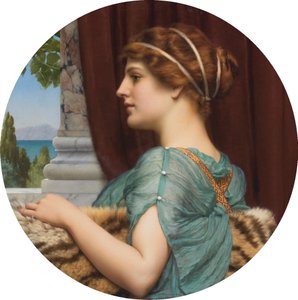 Egy pompeji hölgy alkotó: John William Godward