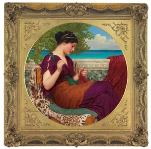 Távoli gondolatok, 1911 alkotó: John William Godward