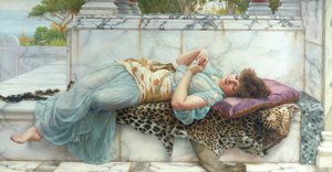 A jegyesek, 1892 alkotó: John William Godward