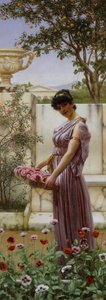 A Vénusz virágai, 1890 alkotó: John William Godward