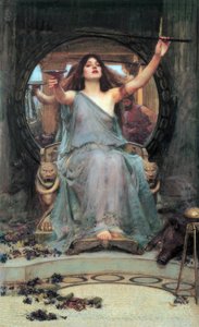 Circe felajánlja a kupát Odüsszeusznak alkotó: John William Waterhouse