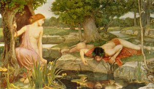 „Visszhang és nárcisz”, 1903, 1915. alkotó: John William Waterhouse