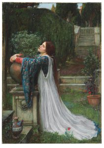 Izabella és a bazsalikom edénye, 1907 alkotó: John William Waterhouse