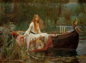 Shalott hölgye alkotó: John William Waterhouse