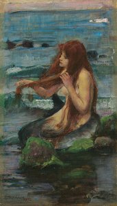 A sellő, 1892 alkotó: John William Waterhouse