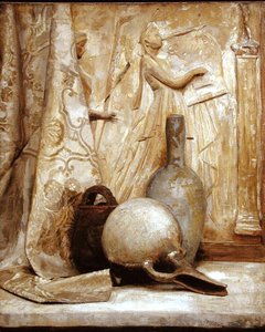 Edények csendélete (olaj, vászon) alkotó: John William Whiteley