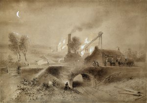 Pithead és Railway alkotó: John Wilson (after) Carmichael