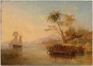William DOyly megmentése, 1841 alkotó: John Wilson Carmichael