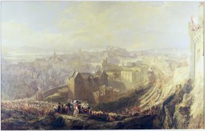 IV. György belépése Edinburghba a Carlton Hillről, 1822