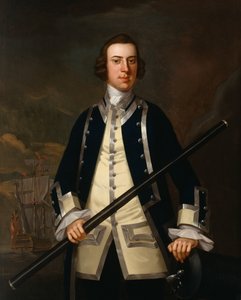 Egy haditengerészeti tiszt, hagyományos nevén Augustus Keppel (1725-86) portréja 1749 körül
