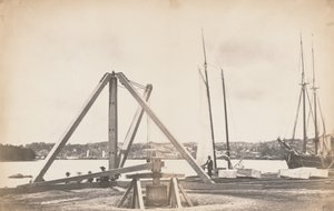 A washingtoni vízvezeték építése,1858-1859 (fénykép)