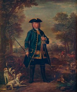 „Sir Robert Walpole kopókkal”, XVIII. század alkotó: John Wooton