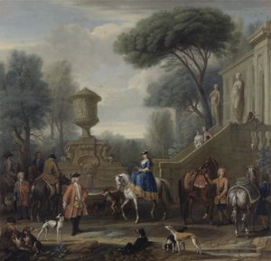Felkészülés a vadászatra, 1740-50 körül (olaj, vászon)