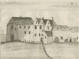 Lichfield – Greyfriars: toll- és mosórajz, nd [1784] (rajz)