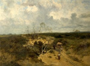 Egy homokos útszakasz, 1874