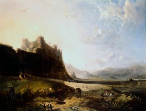 „Harlech kastély”, 19. század.