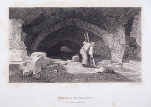 Fleet River, London, 1851 alkotó: John Wykeham Archer