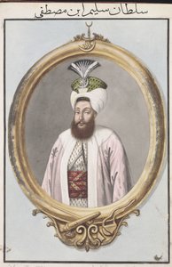 Selim III (1761–1808) szultán 1789–1807, a „Török császárok portréi” sorozatból