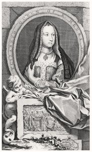 Yorki Erzsébet (1465-1503) portréja, 1747 alkotó: John and Paul after Knapton