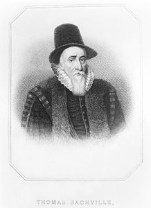 Thomas Sackville (1536-1608) Dorset 1. grófjának portréja, a „Lodge