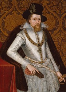 VI. Jakab király és én, 1605 körül (olaj, tábla) alkotó: John de the Elder Critz