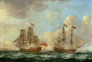 A Vándorsólyom két helyen a parton, 1766