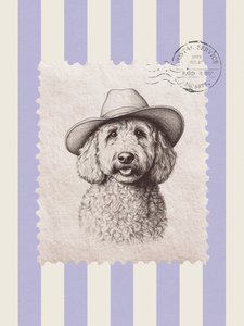 Cowboy-motívumos bélyeg