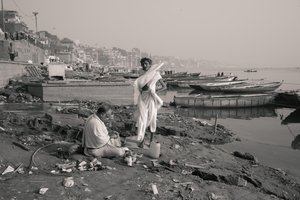 Manikarnika Ghat, Varanasi, 2016 (fotó)