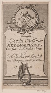 Titelblad "Ovidius népének metamorfózisai" alkotó: Jonas Haas