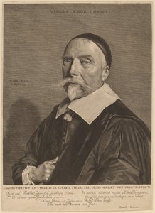 Jacob Revius alkotó: Jonas Suyderhoff after Frans Hals