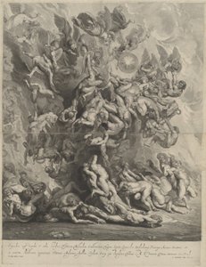 A Kárhozottak bukása alkotó: Jonas Suyderhoff, after Sir Peter Paul Rubens