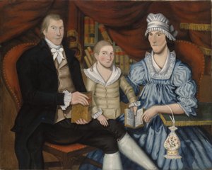 George Eliot és családja portréja, 1798 körül