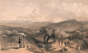 „A Baidar völgye, Petroski hátsó villájából, keletre nézve”, 1856 alkotó: Jonathan Needham
