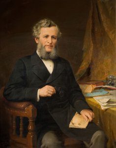 Az Rt. portréja Hon. Jesse Collings 1831-1920, 1881.
