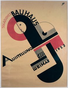 Bauhaus kiállítás plakátja