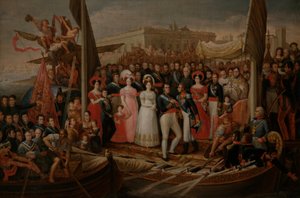 VII. Ferdinánd partraszállása El Puerto de Santa Maríában