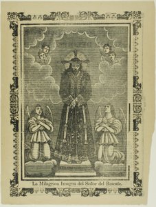 A Megváltónk csodálatos képe (The Miraculous Image of Our Savior) alkotó: José Guadalupe Posada