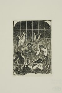 Lelkek a purgatóriumban alkotó: José Guadalupe Posada